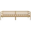 vidaXL Day Bed without Mattress Honey Brown Solid Wood Pine 90x200cm