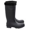 vidaXL Rian Boots with Removable Socks Black Size 41 PVC