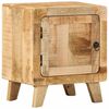 vidaXL Bedside Cabinet 2 pcs 40x32x46 cm Solid Wood Rough Mango
