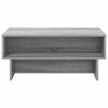vidaXL Coffee Table Grey Sonoma 80 x 46 x 35 cm Engineered Wood