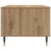 vidaXL Coffee Table Artisan oak 60 x 50 x 40 cm Engineered wood