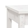 vidaXL 2-Seater Garden Bench White 159.5x44x45 cm Solid Wood Pine