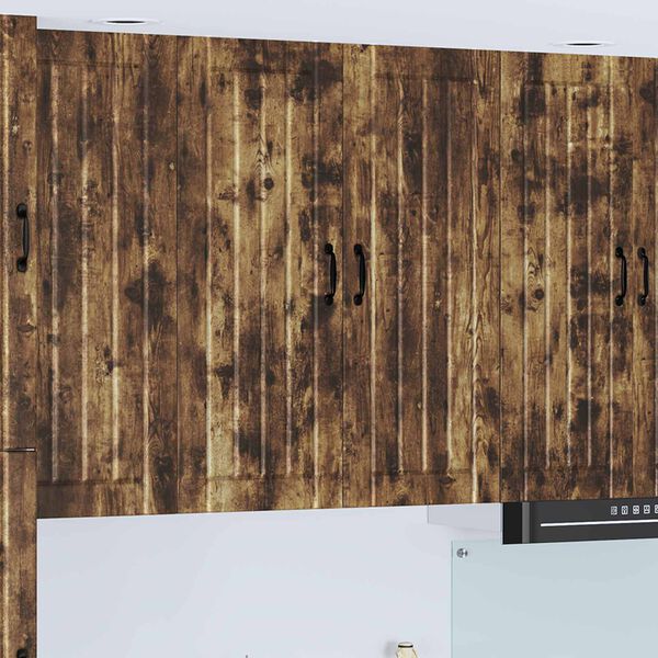 vidaXL Kitchen Cabinet Smoked Oak 80 x 31 x 100 cm Engineered Wood
