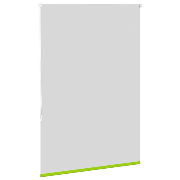 vidaXL Roller Blind Blackout Leaves Green 90x175 cm Fabric Width 85.7 cm Polyester