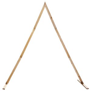 vidaXL Wedding Arch Light Brown 202 x 95 x 254 cm Solid Pine Wood