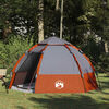 vidaXL Instant Tent Folding Grey and Orange 280 x 280 x 160 cm Steel