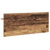 vidaXL Wall-Mounted Coat Rack with Shelf Old wood Engineered wood