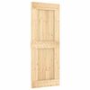 vidaXL Sliding Door with Hardware Set 80x210 cm Solid Wood Pine