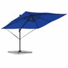 vidaXL Roma Parasol Blue 286 x 285 x 265 cm Polyester and Aluminium