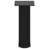 vidaXL Coffee Table Legs 4 pcs Black 30-32 cm Steel