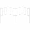 vidaXL Metal Replace Headboard White 160 cm