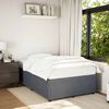 vidaXL Bed Frame without Mattress Dark Grey 120x190 cm Small Double Velvet