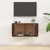 vidaXL Wall Mounted TV Cabinet Brown Oak 80x34.5x40 cm