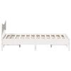 vidaXL Bed Frame without Mattress White 140x190 cm Solid Wood Pine