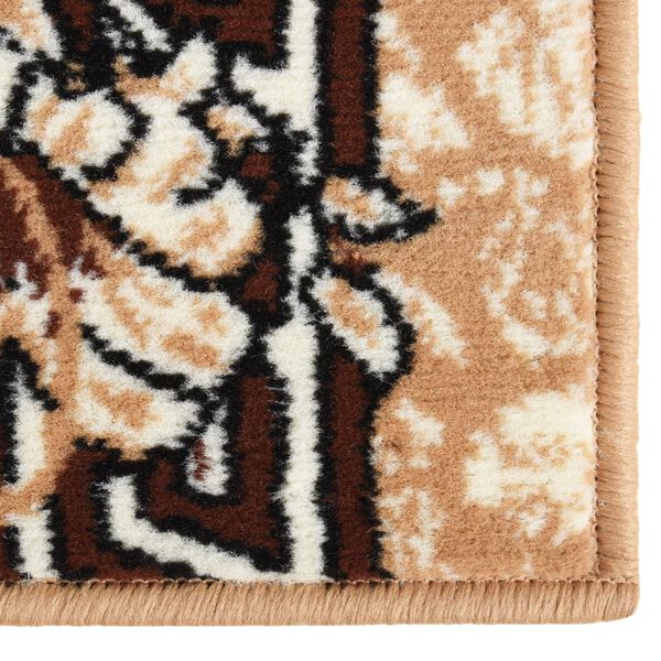 vidaXL Runner Rug BCF Beige 100x200 cm