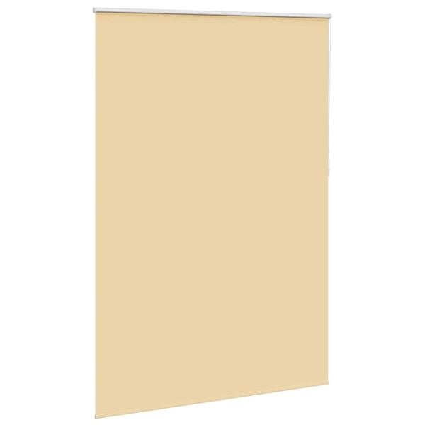 vidaXL Roller blind blackout 164.4x230 cm Fabric Width 160 cm beige