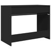 vidaXL Desk with Drawer Black 100 x 50 x 78 cm Engineered Wood
