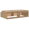 vidaXL Bed Frame with Drawer Artisan Oak 90 x 200 cm Engineered Wood