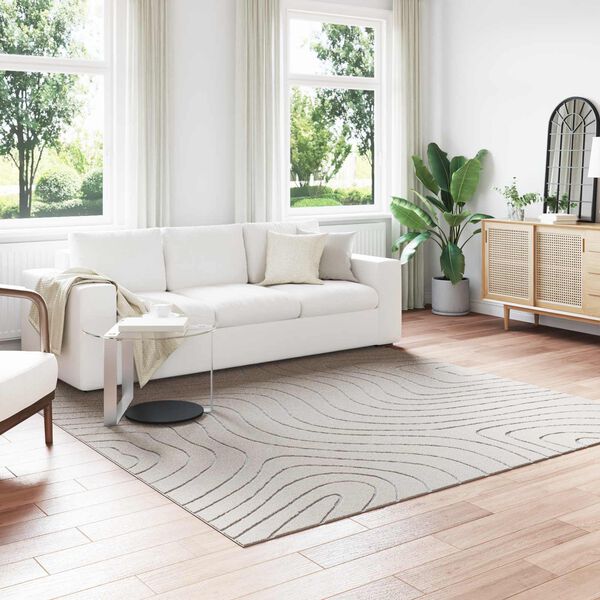 vidaXL Area Rugs Square Cream 240 x 240 cm