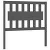 vidaXL Bed Headboard Grey 95.5x4x100 cm Solid Wood Pine
