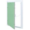 vidaXL Access Panel Green and Silver 35 x 45 cm