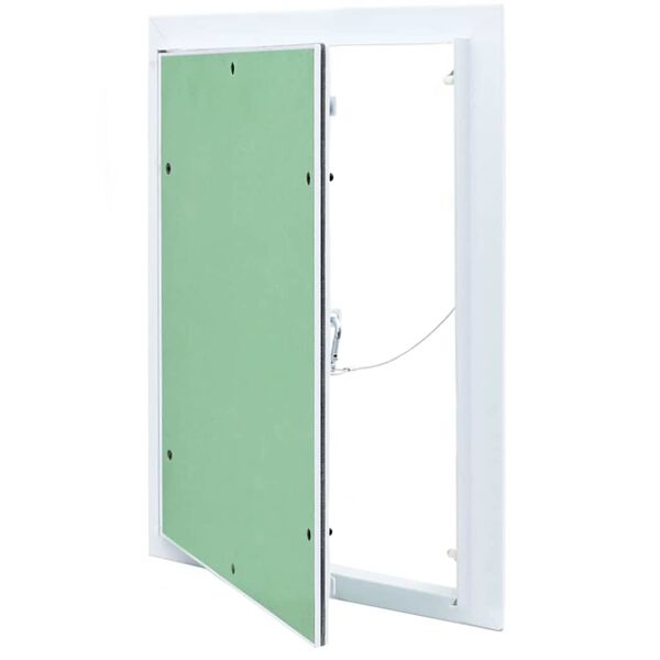 vidaXL Access Panel Green and Silver 35 x 45 cm