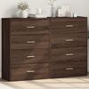 vidaXL Sideboards 2 pcs Brown Oak 60x31x84 cm Engineered Wood