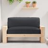 vidaXL Pallet Cushion for suitable for Seat Black 120 x 80 x 12 cm