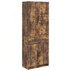 vidaXL Cabinet Set 2 pcs Smoked Oak Engineered Wood