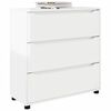 vidaXL Storage Cabinet High Gloss White 80 x 31 x 81 cm