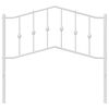 vidaXL Metal Replace Headboard White 100 cm