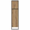 vidaXL Book Cabinet Artisian Oak 80 x 30 x 121 cm Engineered Wood