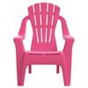 vidaXL Garden Chairs 2 pcs for Children Pink 37x34x44 cm PP Wooden Look