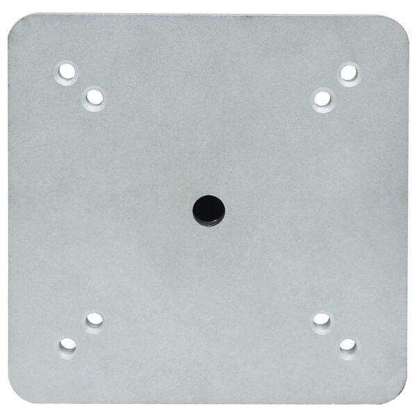 vidaXL In-Ground Parasol Base with Rod 16x16x52 cm Steel