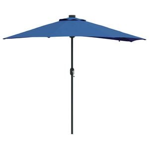vidaXL Garden Parasol Azurblau 294 x 150 x 223 cm Polyester and Steel