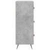 vidaXL Chest of Drawers Concrete Grey 69.5x34x90 cm Engineered Wood
