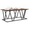vidaXL Coffee Table Smoked Oak 100 x 50 x 40 cm