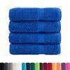 vidaXL Premium Hand Towels "SOLUND" 4 pcs Blue 50x100 cm 600 gsm