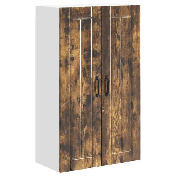 vidaXL Kitchen Cabinet Smoked Oak 60 x 31 x 100 cm Engineered Wood