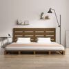 vidaXL Bed Frame without Mattress Honey Brown 140x190 cm Solid Wood Pine