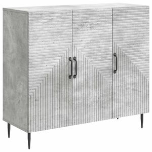 vidaXL Sideboard Concrete Grey 89 x 34.5 x 80 cm Engineered Wood