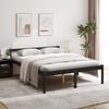 vidaXL Senior Bed without Mattress Black 150x200cm King Size