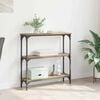 vidaXL Console Table Artisan Oak 75 x 22.5 x 75 cm Engineered Wood
