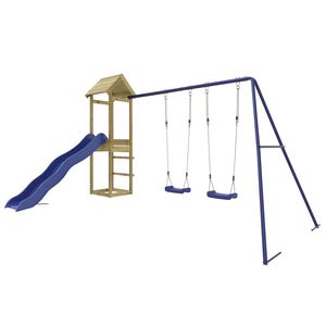 vidaXL Outdoor Playset Impregnated Wood Pine