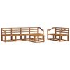 vidaXL Outdoor Sofa Set 7 pcs Natural Solid Acacia Wood