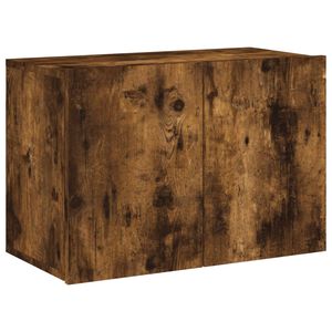 vidaXL TV Cabinet Wall-mounted Smoked Oak 60x30x41 cm