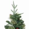 vidaXL Artificial Hinged Christmas Tree Green 120 cm PE and PVC