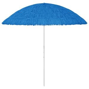 vidaXL Hawaii Beach Parasol Blue 300 cm