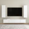 vidaXL TV Cabinets 2 pcs White 30.5x30x110 cm Engineered Wood