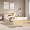 vidaXL Bed Frame without Mattress 140x200 cm Solid Wood Pine